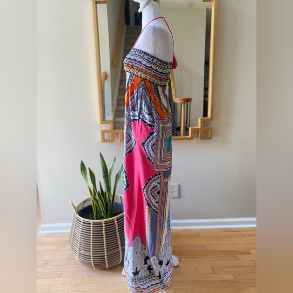 Flying Tomato Boho maxi dress rayon medium - Picture 2 of 12